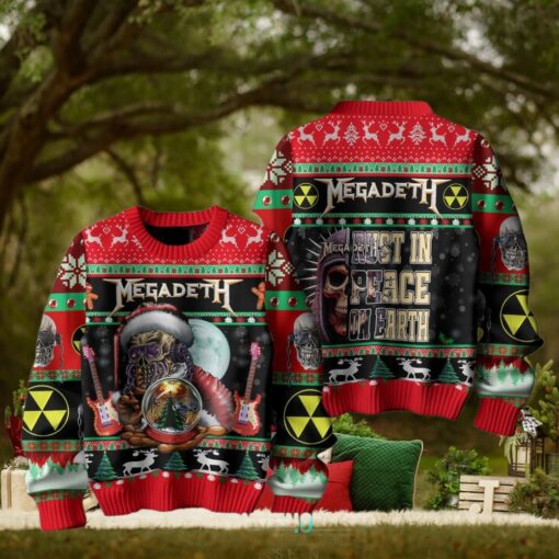 Megadeth Thrash Mental Band 2024 Ugly Christmas Sweater