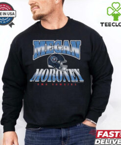 Megan Moroney x Tennessee Titans Helmet Tee Navy shirt