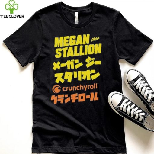 Megan thee stallion crunchyroll merch cr loves megan thee stallion hoodie, sweater, longsleeve, shirt v-neck, t-shirt