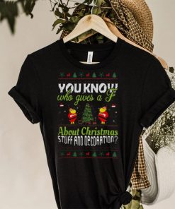 Melania Trump Who Gives A F About Christmas Funny Saying shirt