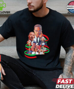 Melanin Classics Black History Maker Martin Luther King Marcus Garvey Malcolm X Jesse Owens Frederick Muhammad Ali shirt