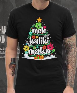 Mele Kalikimaka Christmas Hawaiian Funny T Shirt