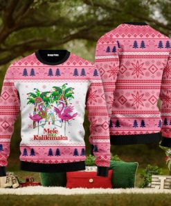 Mele Kalikimaka Flamingo Christmas Ugly Christmas 3D Sweater Men & Women Gift For Men And Women