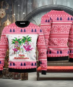 Mele Kalikimaka Flamingo Christmas Ugly Christmas 3D Sweater Men & Women Gift For Men And Women