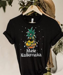 Mele Kalikimaka Pineapple Christmas Tree T Shirt Christmas Gift