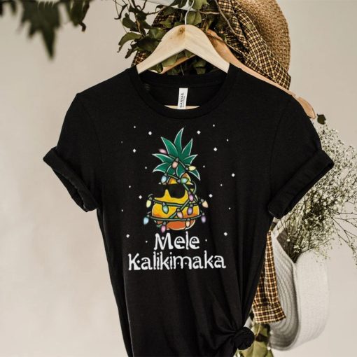 Mele Kalikimaka Pineapple Christmas Tree T Shirt Christmas Gift