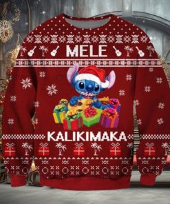 Mele Kalikimaka Stitch Ugly Sweater Christmas