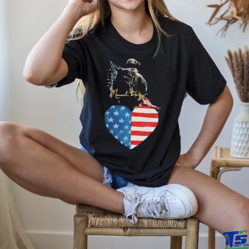 Memorial Day Us Flag Heart shirt