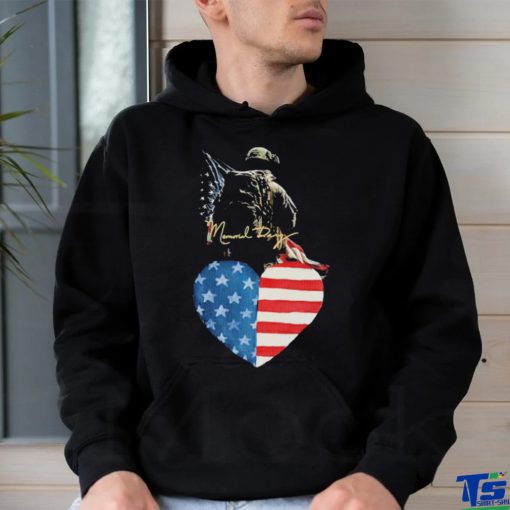 Memorial Day Us Flag Heart shirt