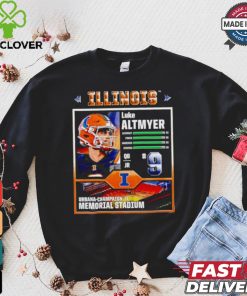 Memorial Stadium Illinois Fighting Illini Luke Altmeyer video game shirt