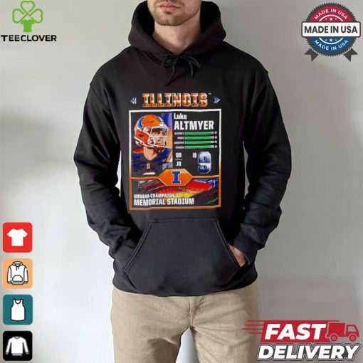 Memorial Stadium Illinois Fighting Illini Luke Altmeyer video game shirt