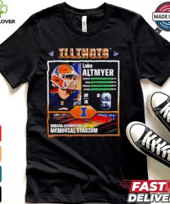 Memorial Stadium Illinois Fighting Illini Luke Altmeyer video game shirt