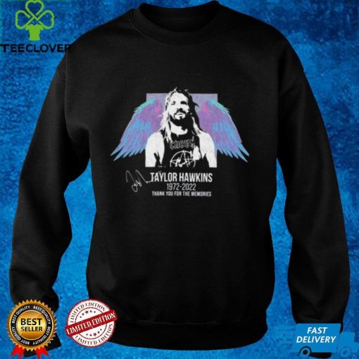 Memories of Taylor Hawkins 1972 2022 Foo Fighters Drumer T Shirt T  shirt