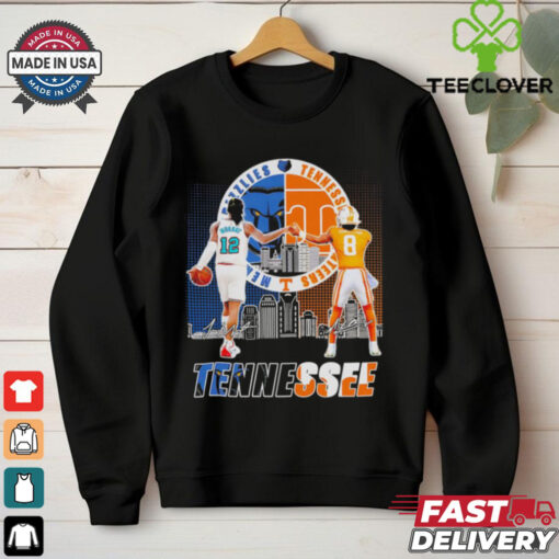 Memphis Grizzlies Ja Morant x Tennessee Volunteers Nico Iamaleava shirt