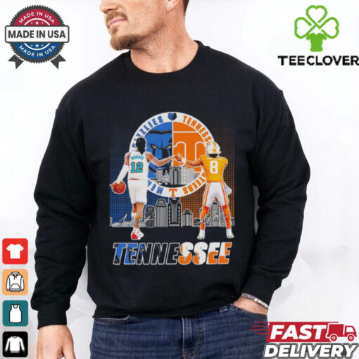 Memphis Grizzlies Ja Morant x Tennessee Volunteers Nico Iamaleava shirt