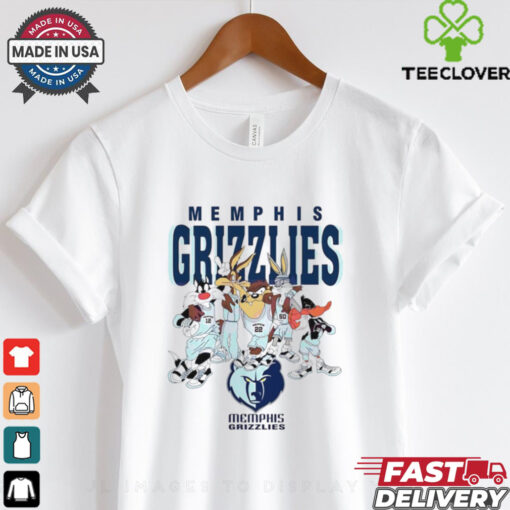 Memphis Grizzlies Looney Tunes characters NBA basketball shirt