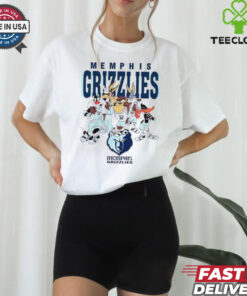 Memphis Grizzlies Looney Tunes characters NBA basketball shirt