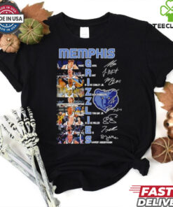 Memphis Grizzlies Marc Gasol Ja Morant Mike Conley Jr Zach Randolph Saez Carlton Gay Jr Allen Shareef Abdurrahim Signatures shirt