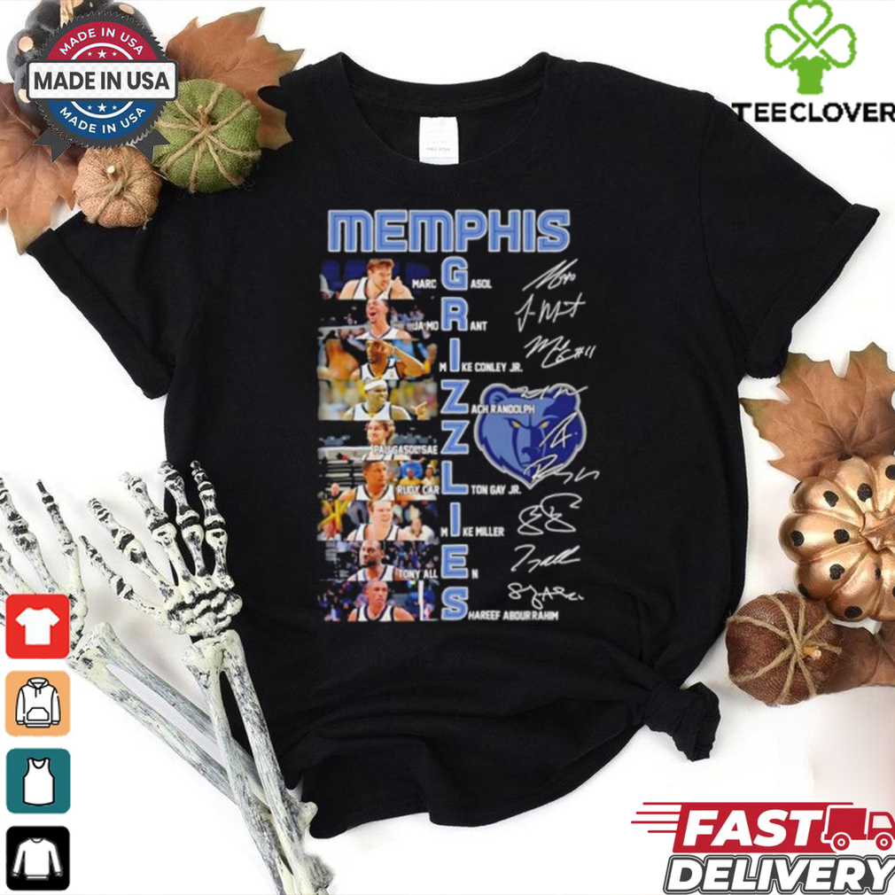 Memphis Grizzlies Marc Gasol Ja Morant Mike Conley Jr Zach Randolph Saez Carlton Gay Jr Allen Shareef Abdurrahim Signatures shirt Memphis Grizzlies Marc Gasol Ja Morant Mike Conley Jr Zach Randolph Saez Carlton Gay Jr Allen Shareef Abdurrahim Signatures shirt