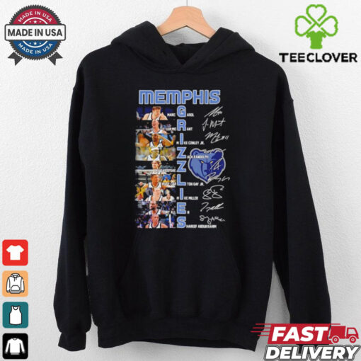 Memphis Grizzlies Marc Gasol Ja Morant Mike Conley Jr Zach Randolph Saez Carlton Gay Jr Allen Shareef Abdurrahim Signatures shirt