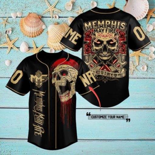 Memphis May Fire Custom Baseball Jersey