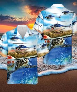 Memphis Police Bell 206B JetRanger III Hawaiian Shirt