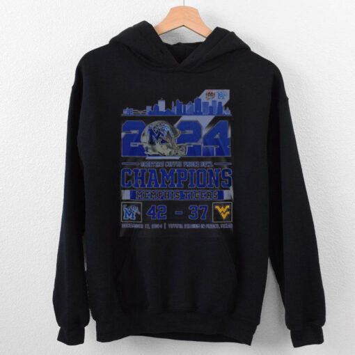 Memphis Tigers 2024 Scooter Coffee Frisco Bowl Champions Hoodie T Shirt