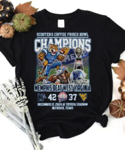 Memphis Tigers Beat West Virginia 2024 Frisco Bowl Champs Hoodie T Shirt