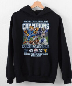 Memphis Tigers Beat West Virginia 2024 Frisco Bowl Champs Hoodie T Shirt