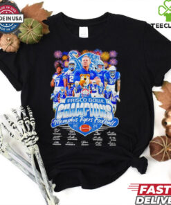 Memphis Tigers Football Frisco Bowl Champions signature 2024 shirt