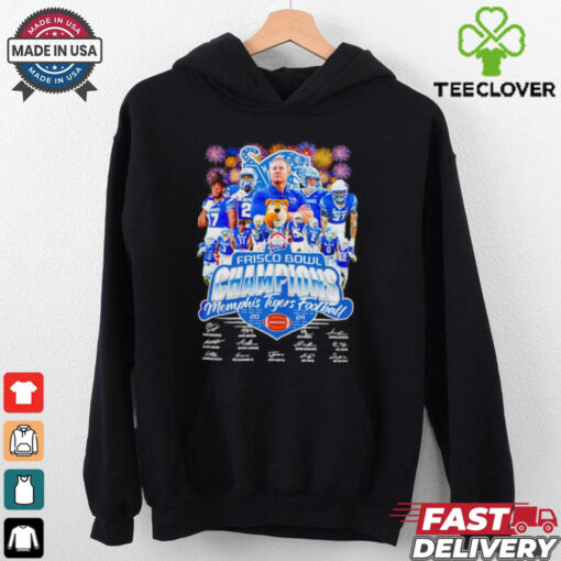 Memphis Tigers Football Frisco Bowl Champions signature 2024 shirt
