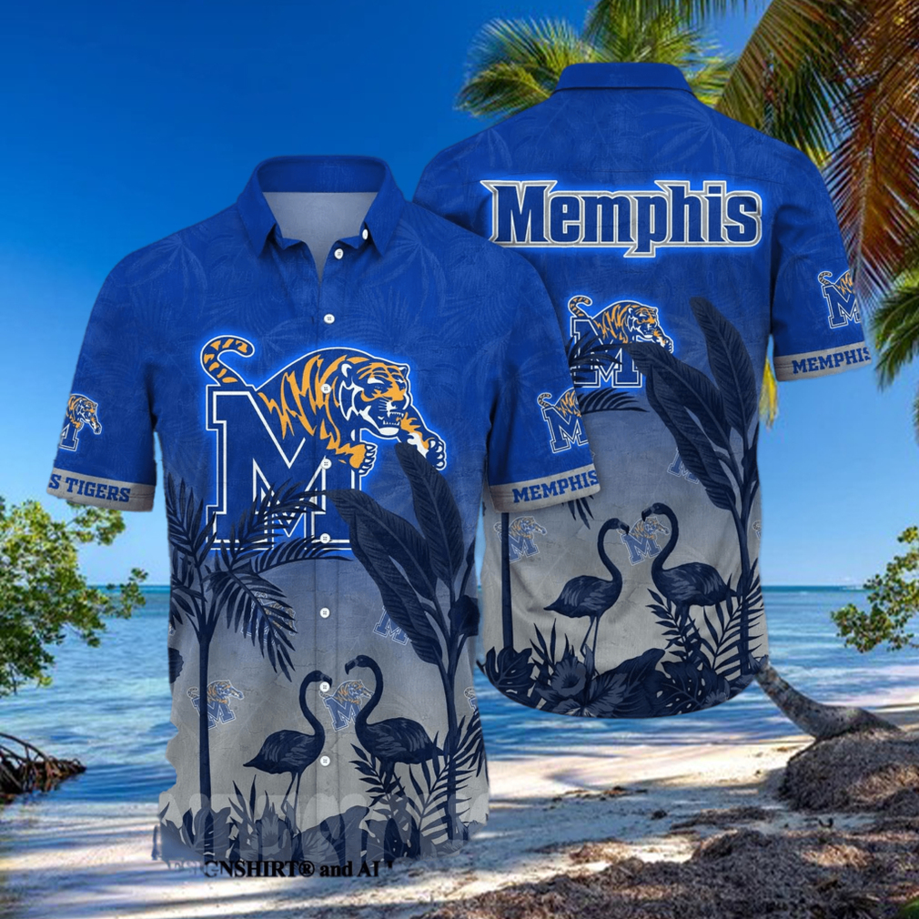 Memphis Tigers NCAA Floral All Over Print Classic Hawaiian Shirt Memphis Tigers NCAA Floral All Over Print Classic Hawaiian Shirt