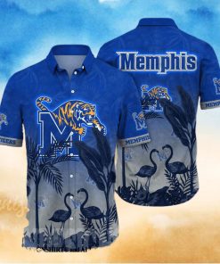 Memphis Tigers NCAA Floral All Over Print Classic Hawaiian Shirt 1 Memphis Tigers NCAA Floral All Over Print Classic Hawaiian Shirt