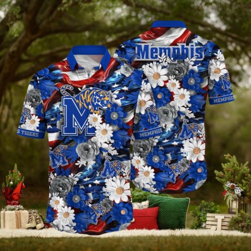 Memphis Tigers NCAA1 Hawaii Shirt Independence Day