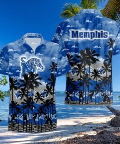 Memphis Tigers Palms Tree Hawaiian Shirt