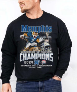 Memphis Tigers Scooter’s Coffee Frisco Bowl 2024 Champs T Shirt