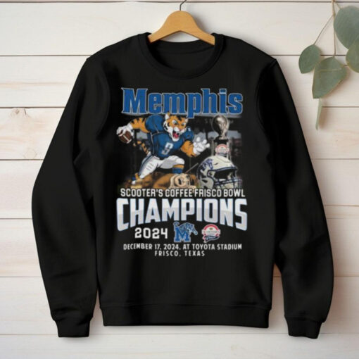 Memphis Tigers Scooter’s Coffee Frisco Bowl 2024 Champs T Shirt
