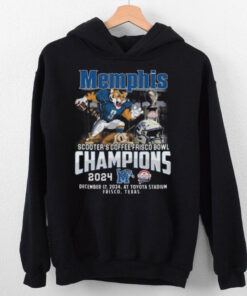 Memphis Tigers Scooter’s Coffee Frisco Bowl 2024 Champs T Shirt