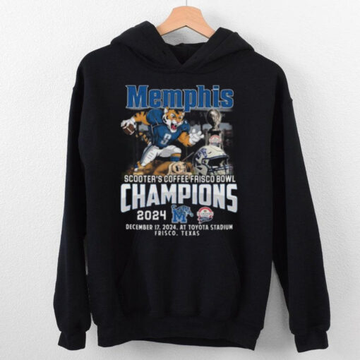 Memphis Tigers Scooter’s Coffee Frisco Bowl 2024 Champs T Shirt