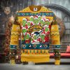 Book Christmas Tree Xmas Time All Over Printed Knitted Ugly Xmas Sweater