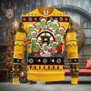 Boba Fett Baby Yoda Star Wars Shooting Pew Pew Knitted Ugly Xmas Sweater