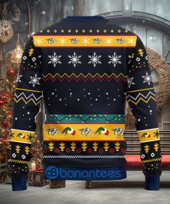 Men And Women Christmas Gift NHL Nashville Predators Cute 12 Grinch Face Xmas Day 3D Ugly Christmas Sweater