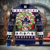Blatz Beer Logo Snowflakes Knitted Ugly Xmas Sweater