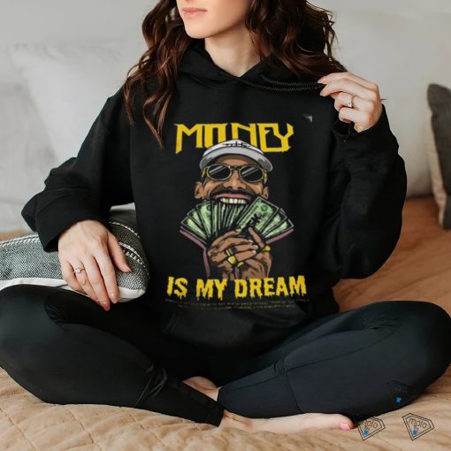 Men Big Print Money in my mind Black Printed TShirt