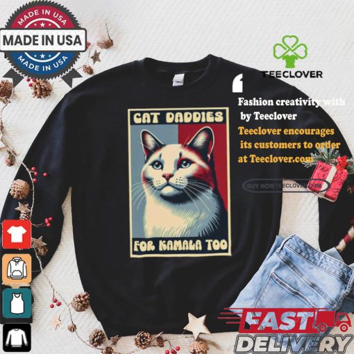 Men Kamala Cat Ladies For Kamala Too Shirt