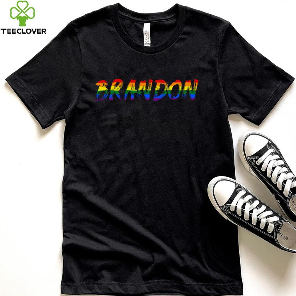 Men rainbow name gay Brandon Classic T Shirt Men rainbow name gay Brandon Classic T Shirt
