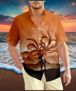 Men s Hawaiian Shirt Naruto Printed Fashionable Design Button Down Beach Shirts