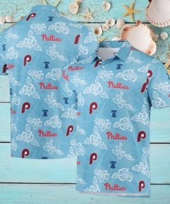 Men s Reyn Spooner Light Blue Philadelphia Phillies Hawaiian Shirt