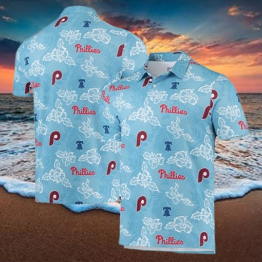 Men s Reyn Spooner Light Blue Philadelphia Phillies Hawaiian Shirt