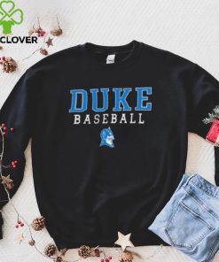 Men’S Champion Royal Duke Blue Devils Stacked Logo Softball Pullover Shirt